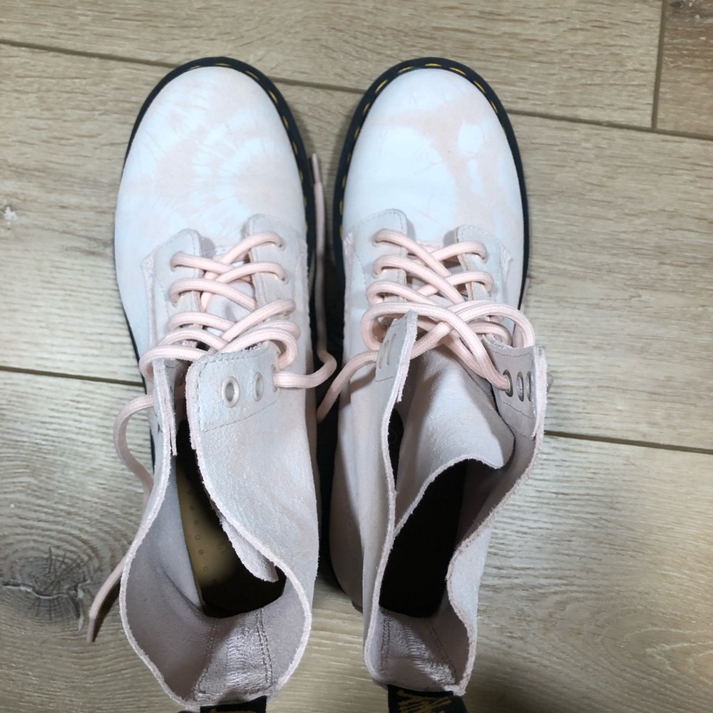 Dr. Martens Pascal Tie Dye Suede Lace Up Boots